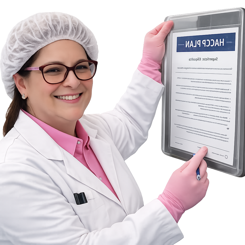 mujer con plan haccp doc