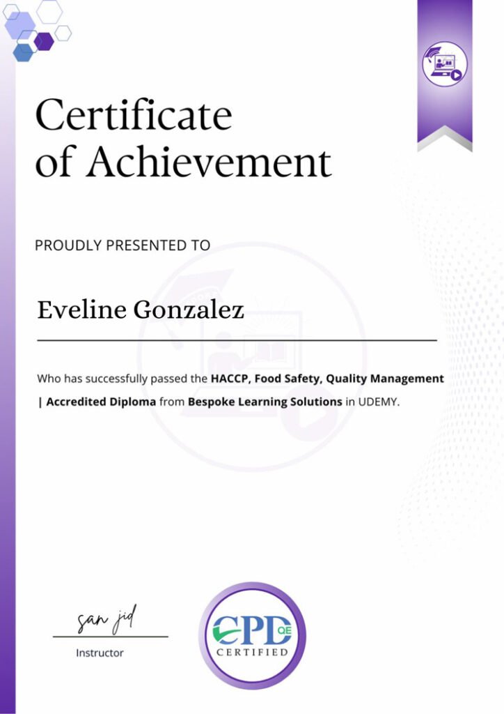 Food Safety Consultant